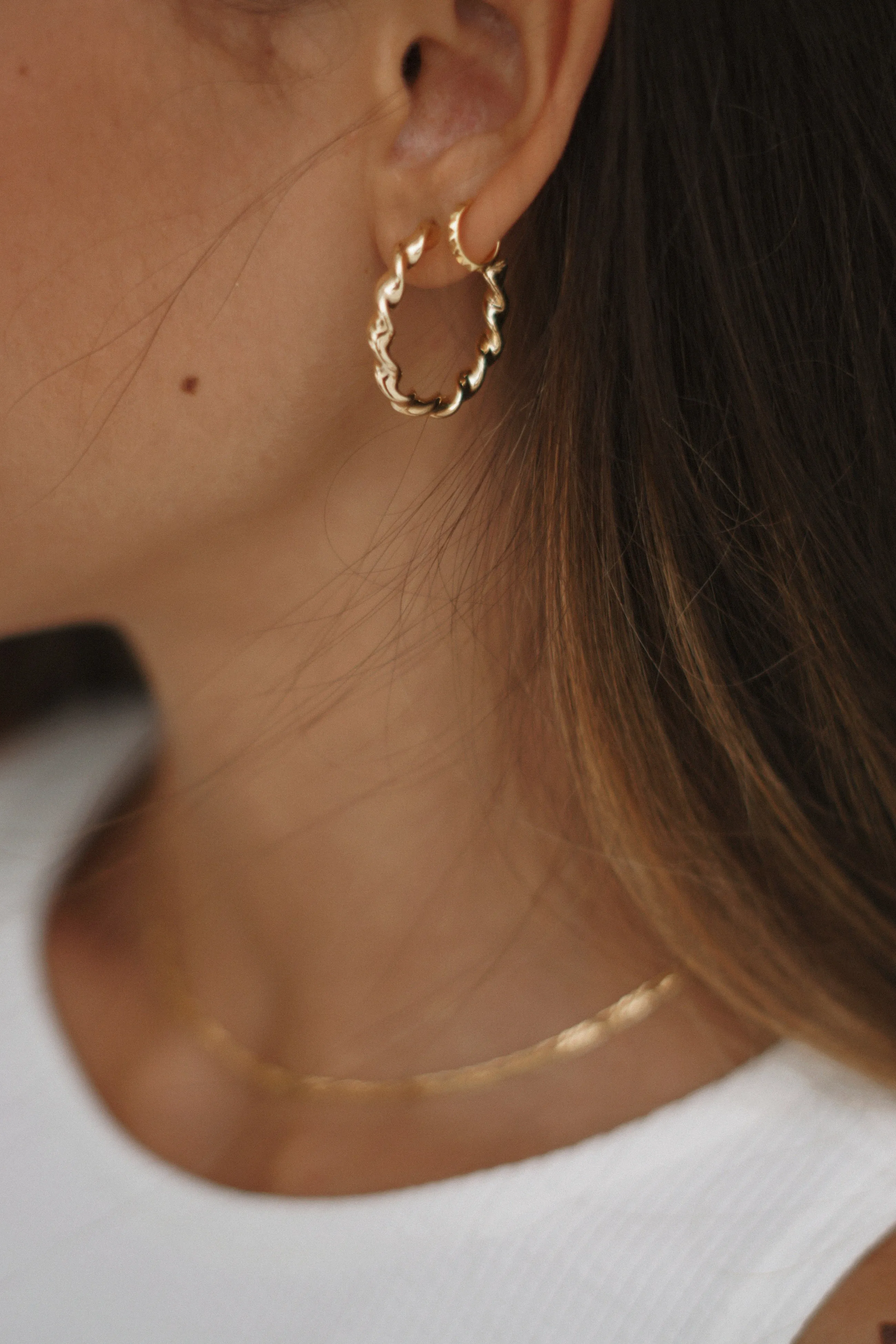 Pendientes CORAL PLATA