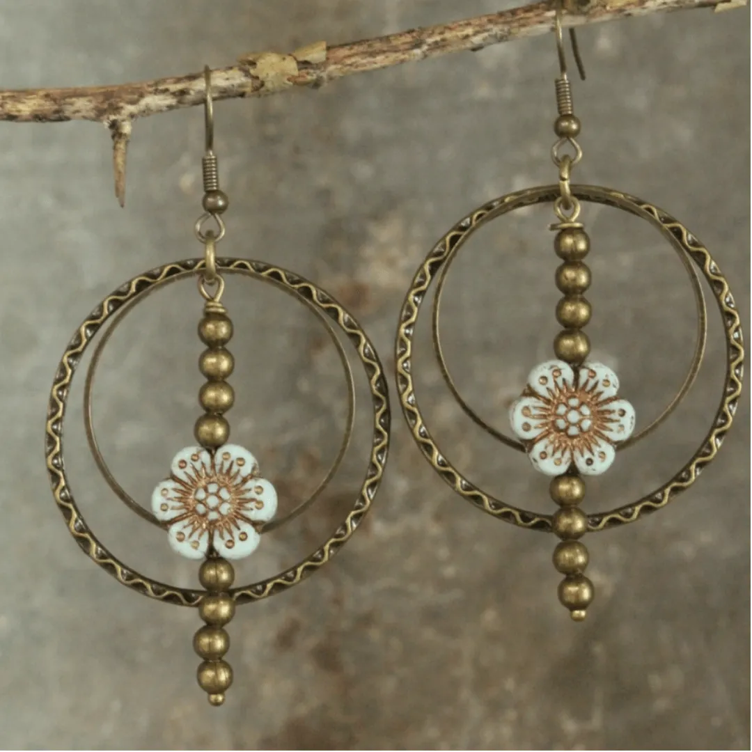 Picasso Wildflower Earrings Made in USA