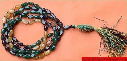 Precious Mixed colored beads Onyx mala