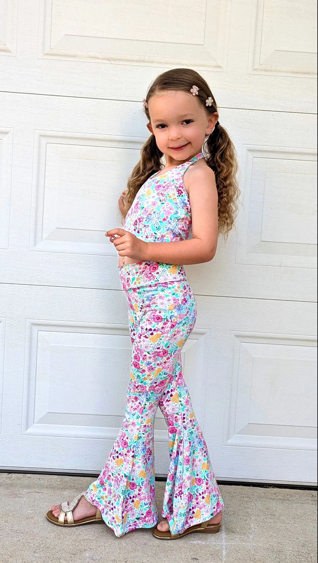 (Reserved for Sally) Halter/ Bell Bottom Sets