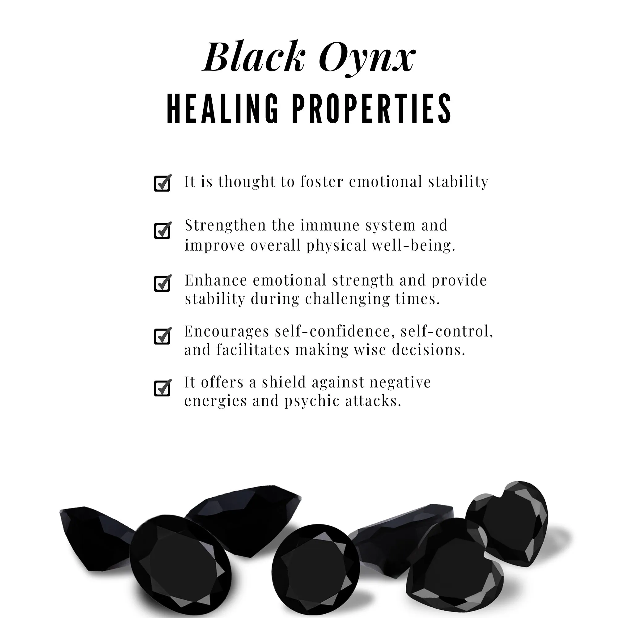 Round Black Onyx Floral Engagement Ring with Diamond