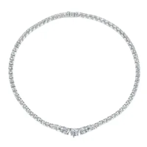 Royal 13 Tennis Necklace with Clasp for Pendant