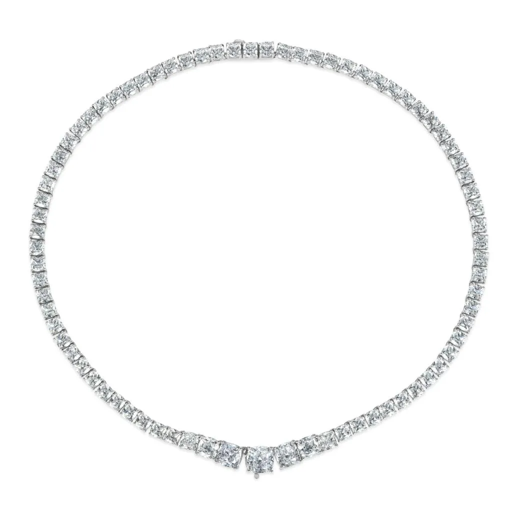 Royal 13 Tennis Necklace with Clasp for Pendant