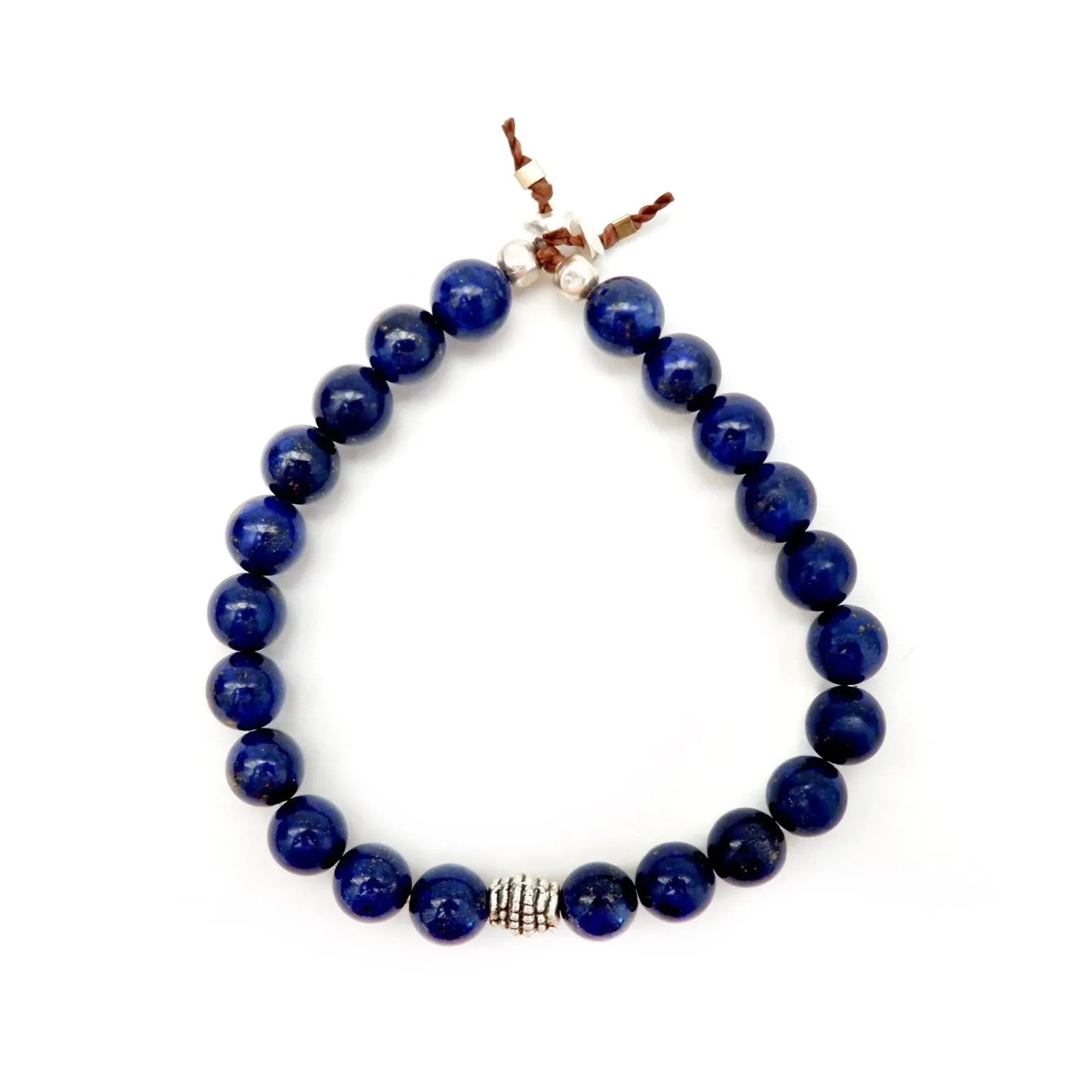 simple lazuli mens bracelet