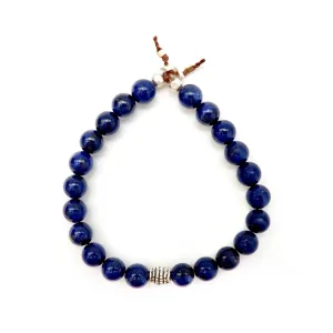 simple lazuli mens bracelet