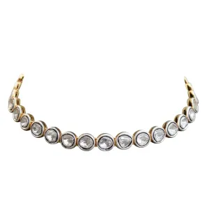 Sliced Diamond Choker