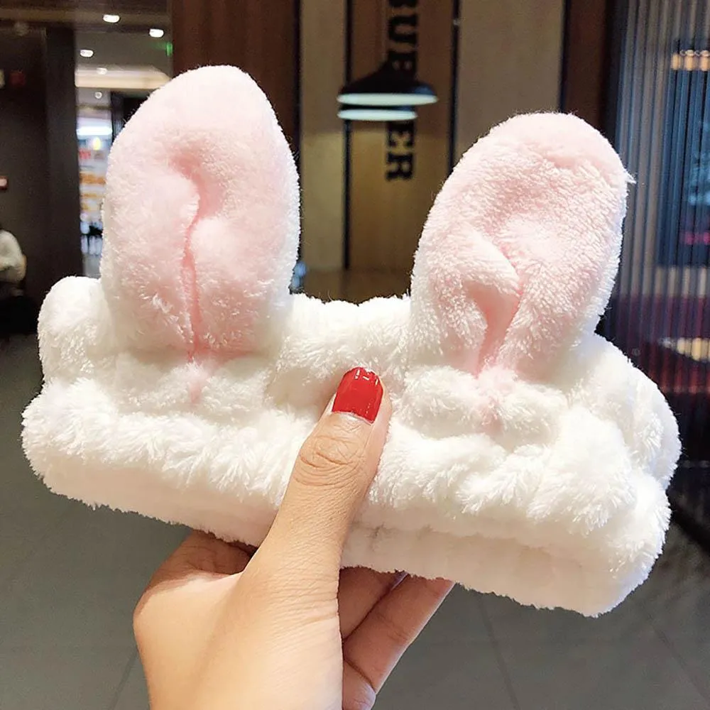 Soft and Fluffy Coral Fleece Bow Headbands
