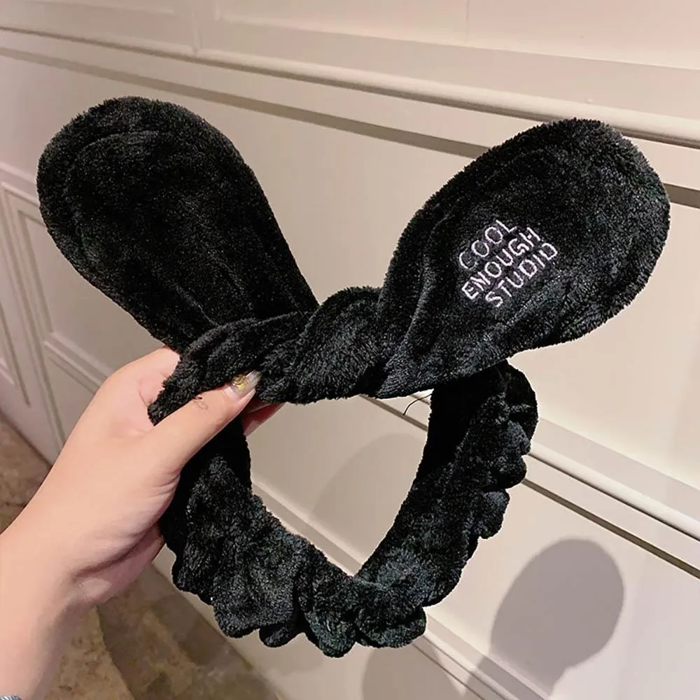 Soft and Fluffy Coral Fleece Bow Headbands