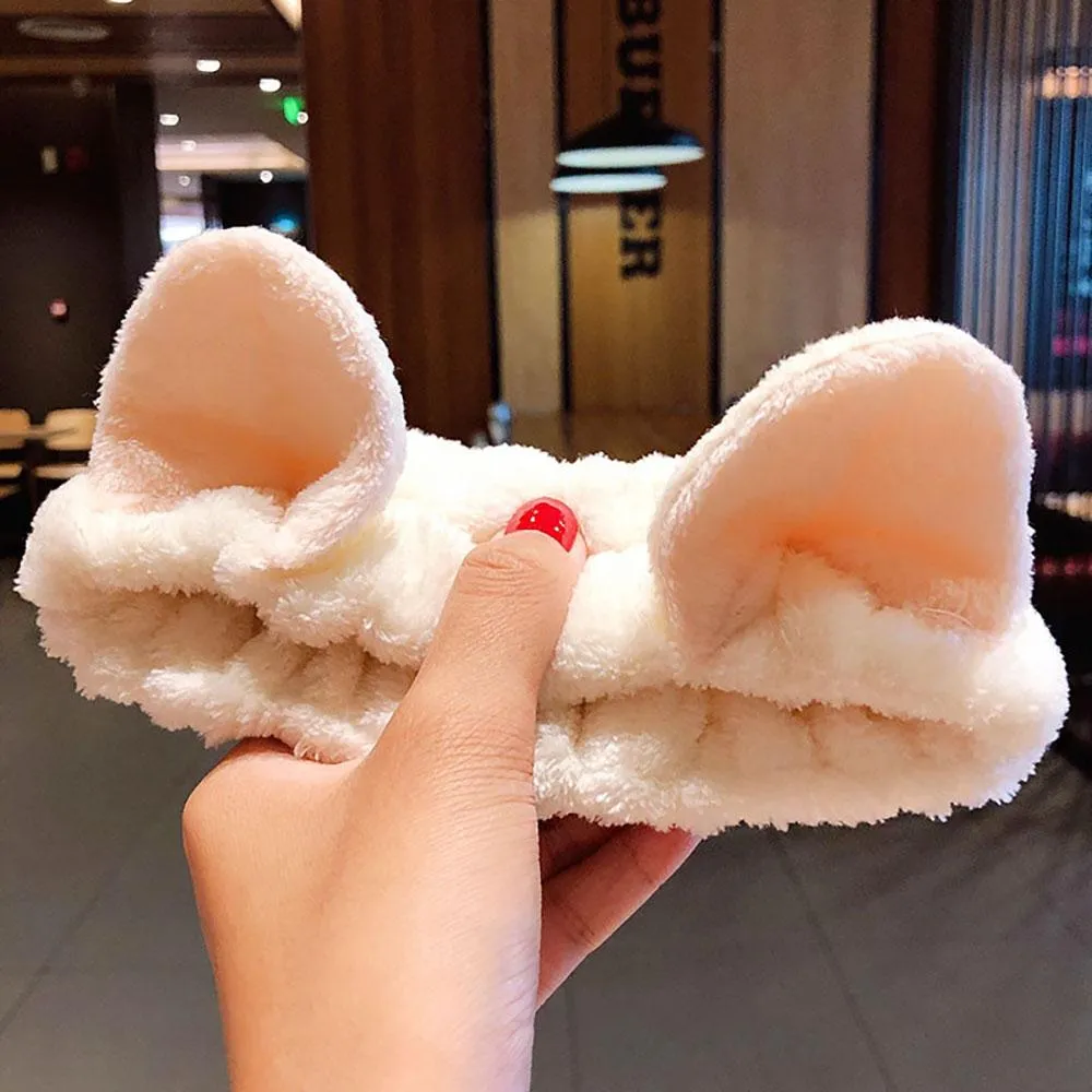Soft and Fluffy Coral Fleece Bow Headbands