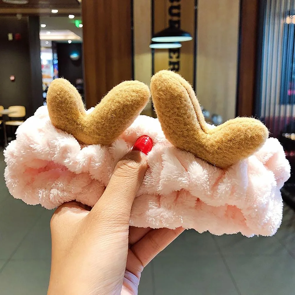 Soft and Fluffy Coral Fleece Bow Headbands