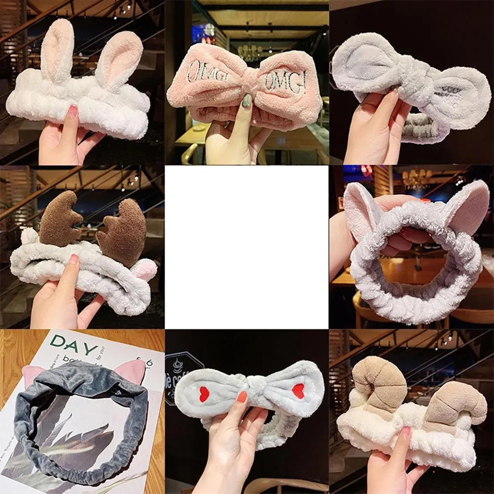Soft and Fluffy Coral Fleece Bow Headbands