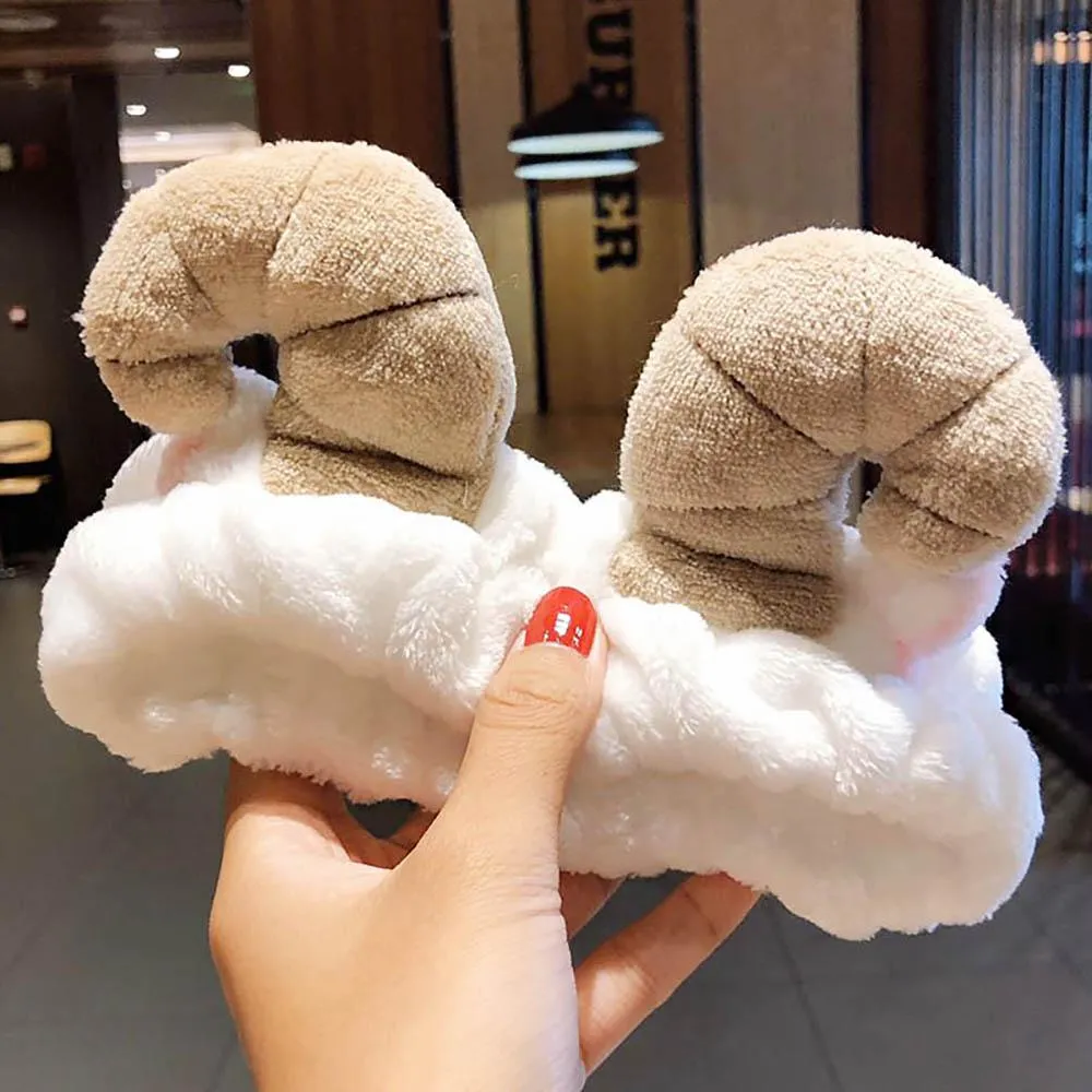 Soft and Fluffy Coral Fleece Bow Headbands