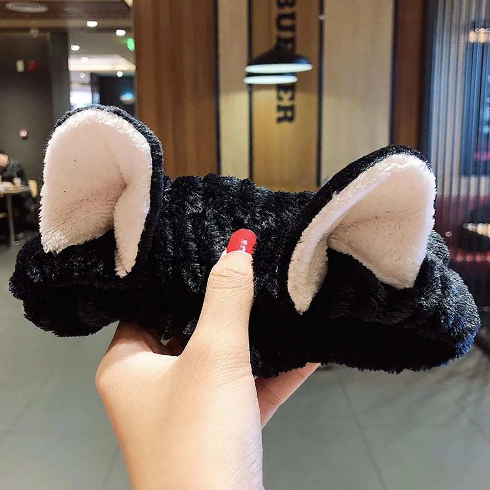 Soft and Fluffy Coral Fleece Bow Headbands