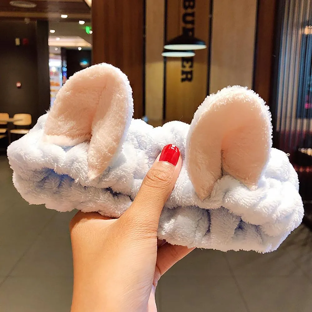 Soft and Fluffy Coral Fleece Bow Headbands