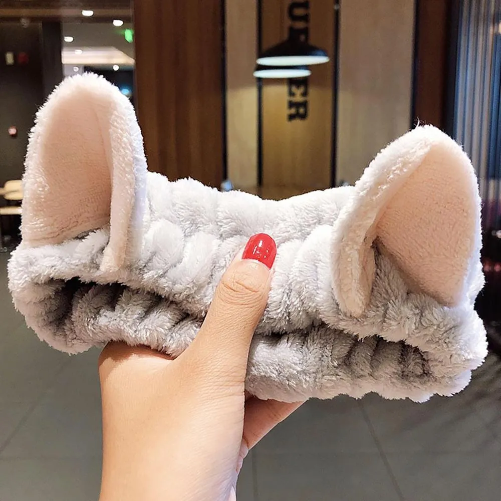 Soft and Fluffy Coral Fleece Bow Headbands