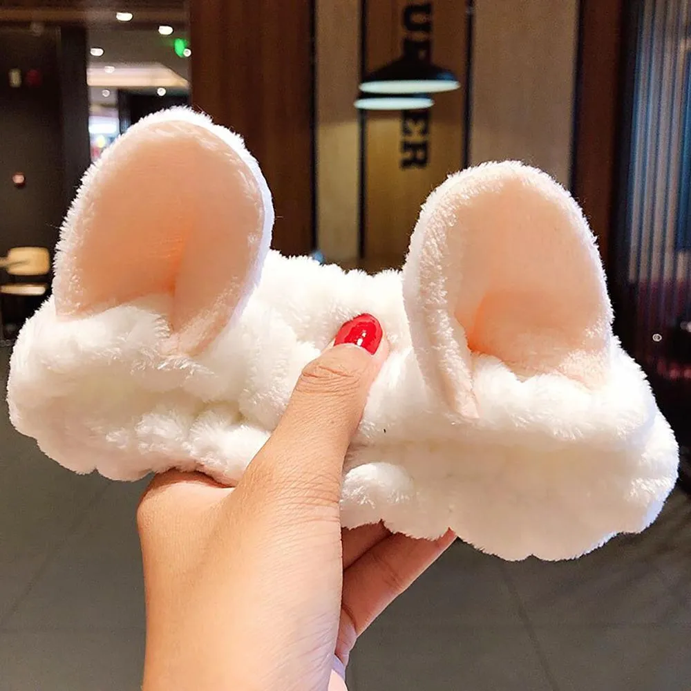 Soft and Fluffy Coral Fleece Bow Headbands