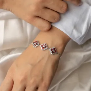 Tender Trinklet Garnet Bracelet