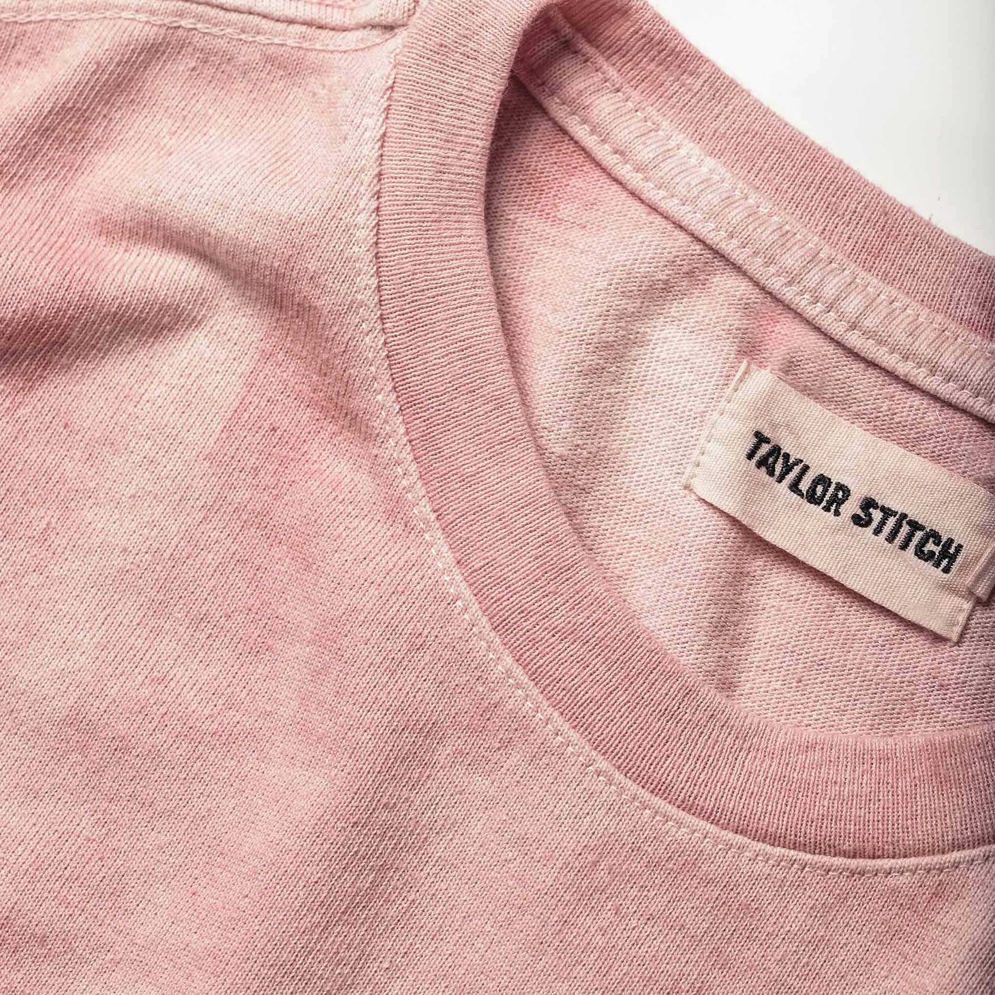 The Botanical Dye Tee in Coral