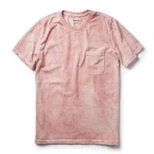 The Botanical Dye Tee in Coral
